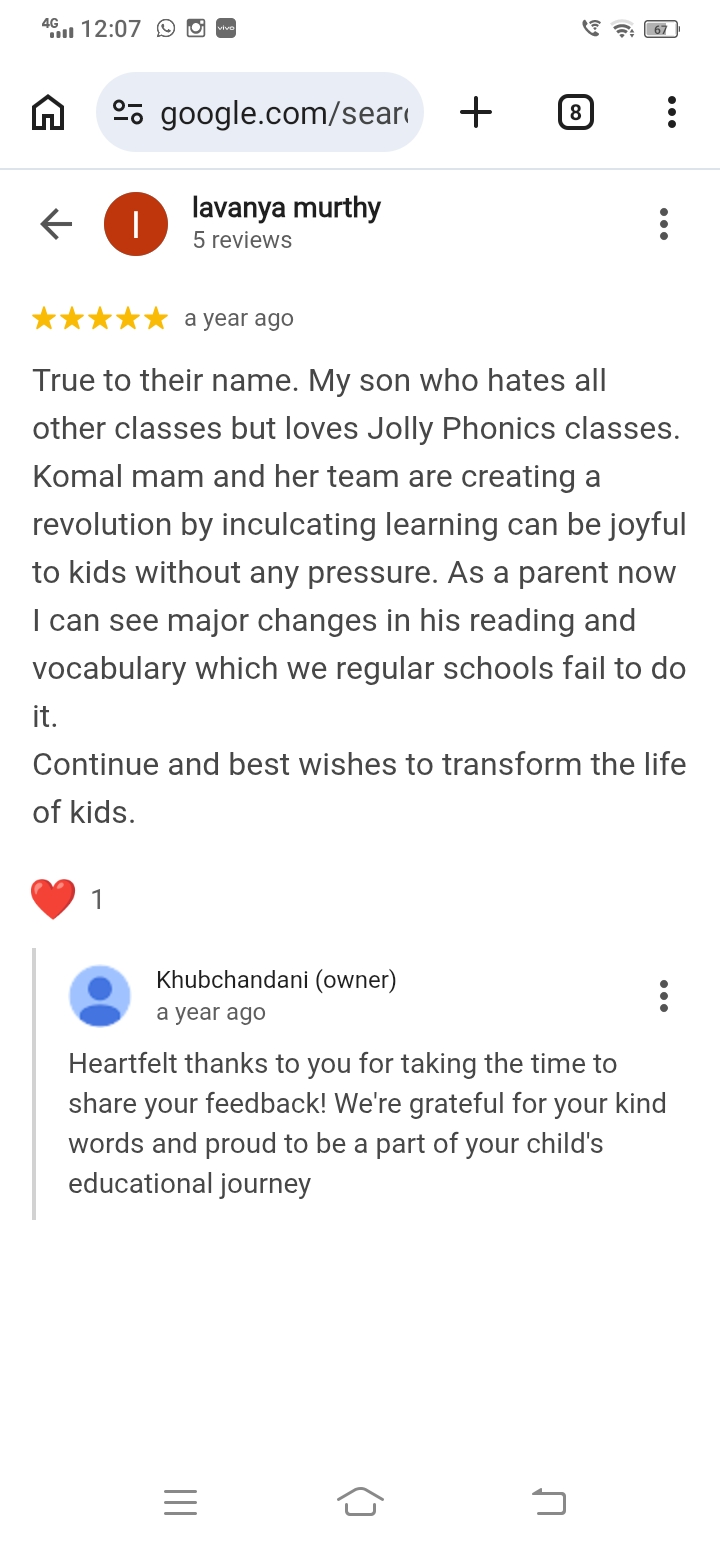 Learner Progress Feedback