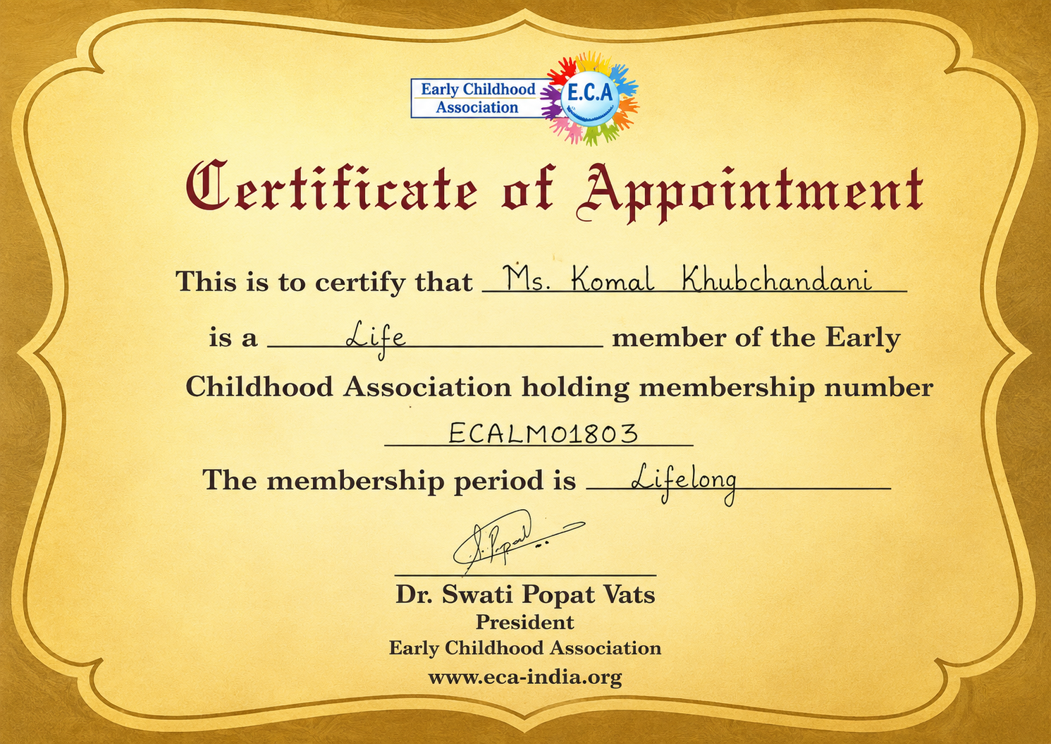 Certification 2