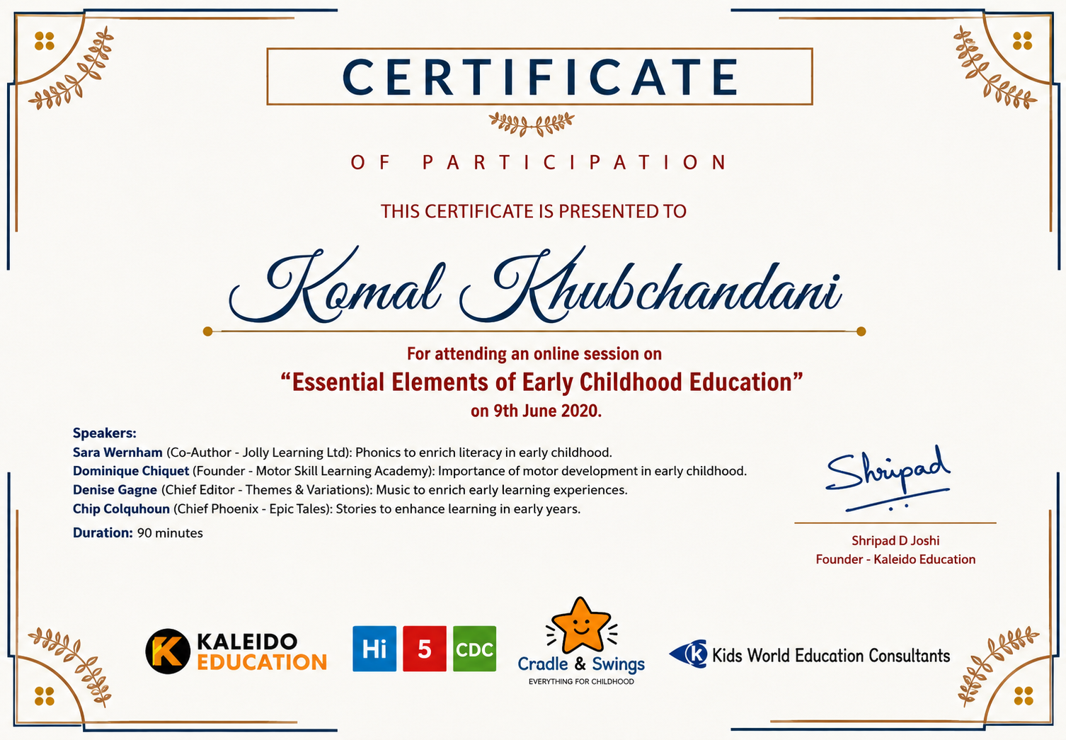 Certification 6