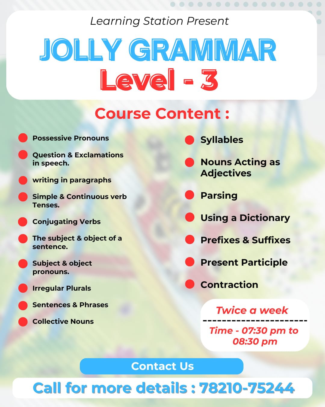 Jolly Grammar Session 3